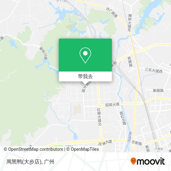 周黑鸭(大步店)地图