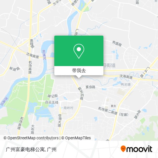 广州富豪电梯公寓地图