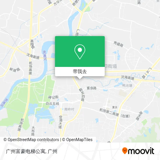 广州富豪电梯公寓地图