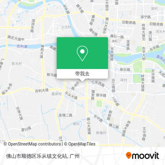 佛山市顺德区乐从镇文化站地图