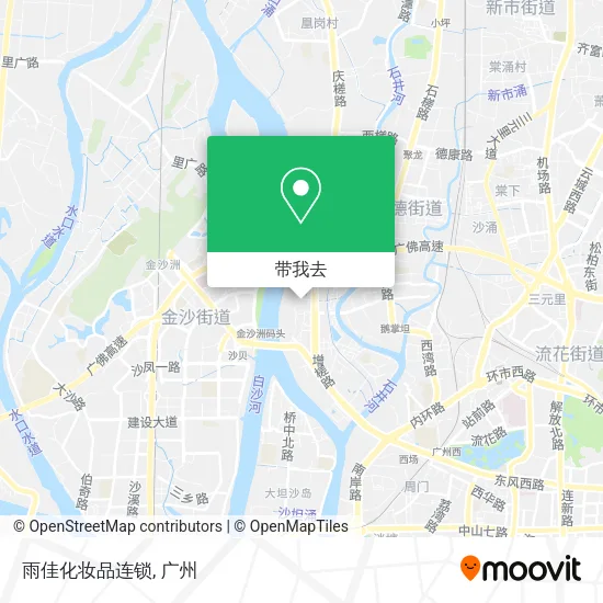 雨佳化妆品连锁地图
