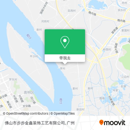 佛山市步步金鑫装饰工艺有限公司地图