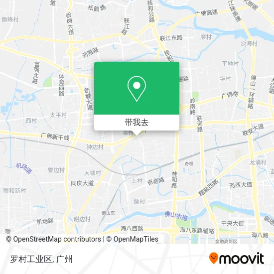 罗村工业区地图