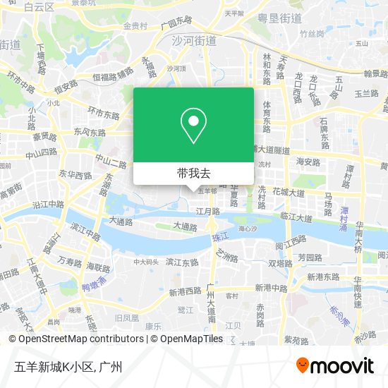 五羊新城K小区地图