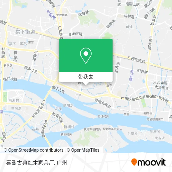 喜盈古典红木家具厂地图