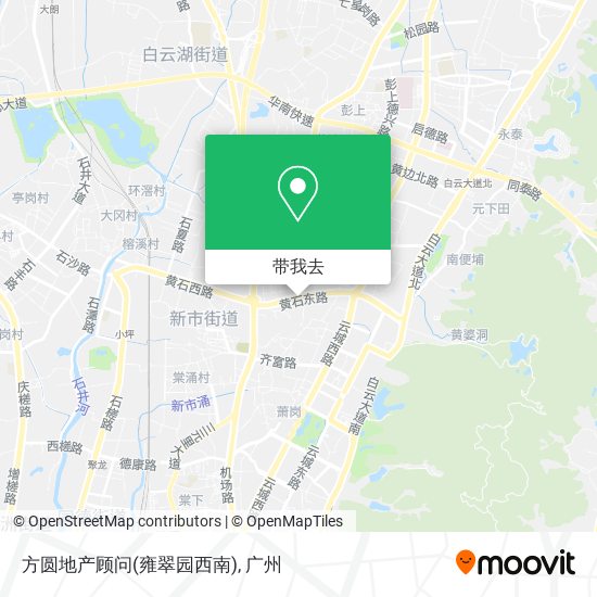 方圆地产顾问(雍翠园西南)地图