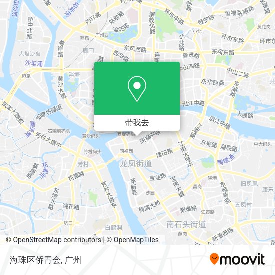 海珠区侨青会地图