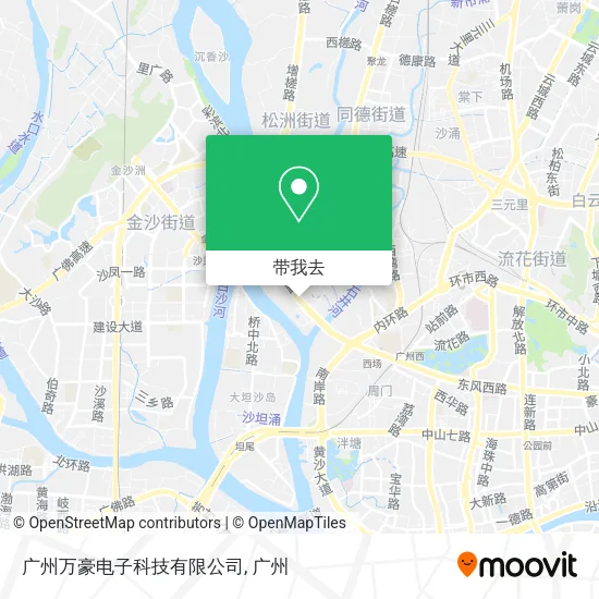 广州万豪电子科技有限公司地图