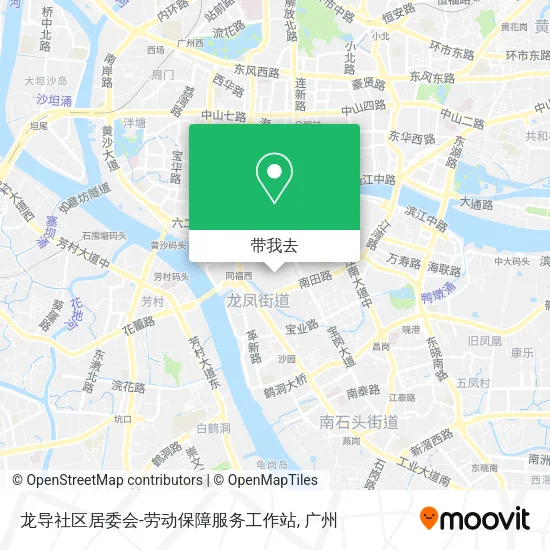 龙导社区居委会-劳动保障服务工作站地图