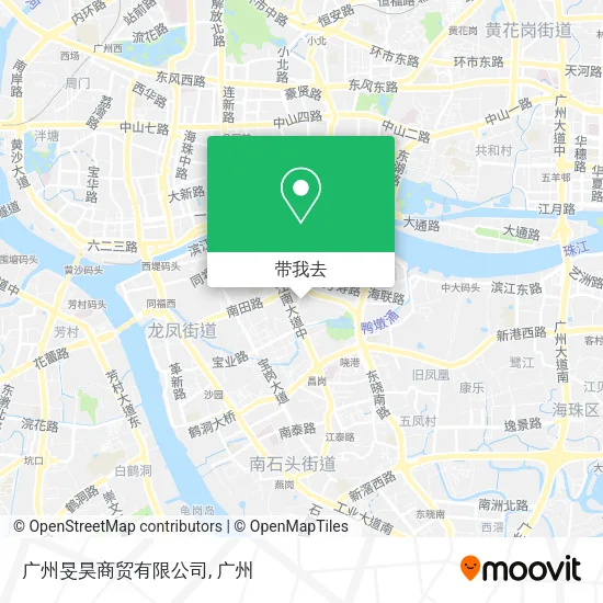 广州旻昊商贸有限公司地图
