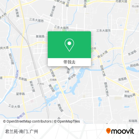 君兰苑-南门地图