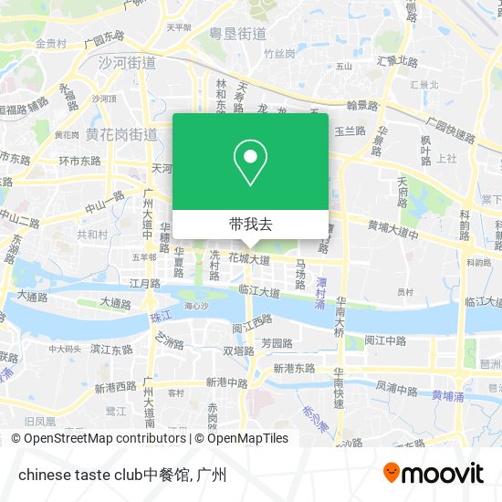 chinese taste club中餐馆地图