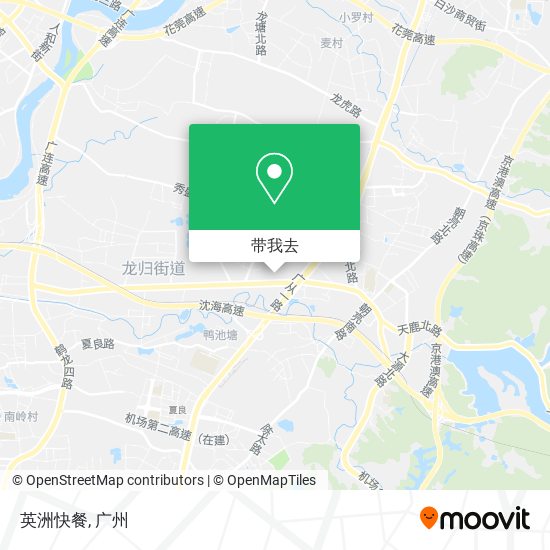 英洲快餐地图