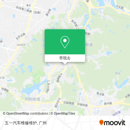 五一汽车维修维护地图