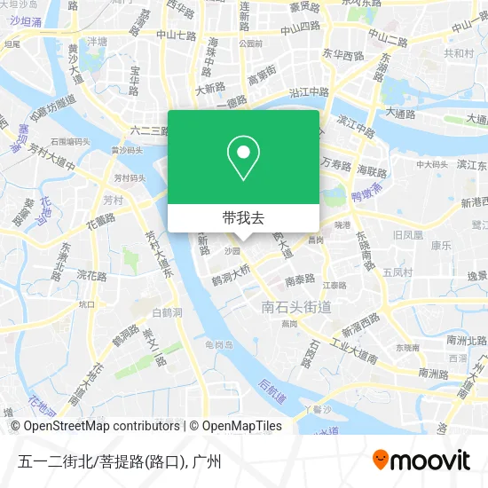 五一二街北/菩提路(路口)地图