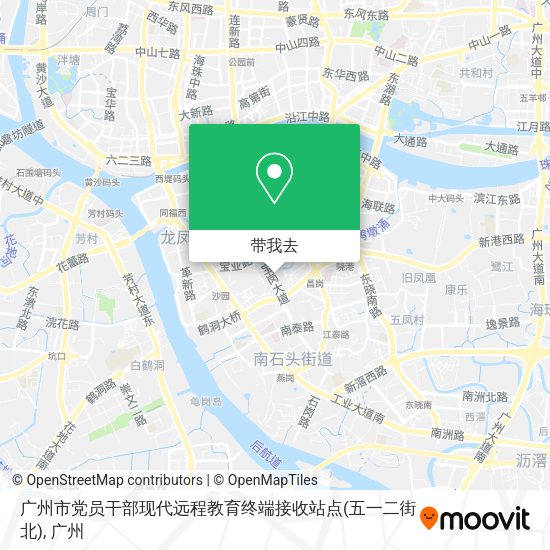 广州市党员干部现代远程教育终端接收站点(五一二街北)地图