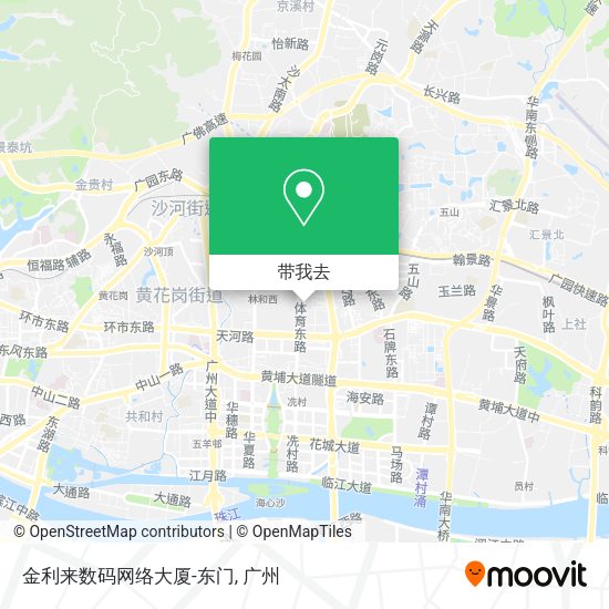 金利来数码网络大厦-东门地图