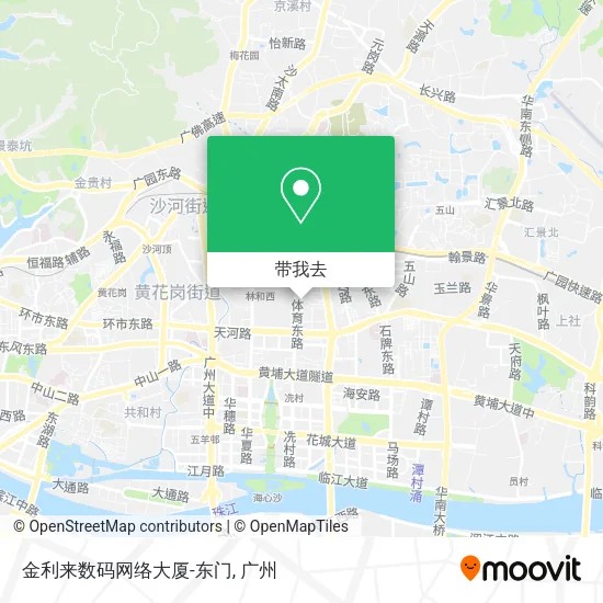 金利来数码网络大厦-东门地图