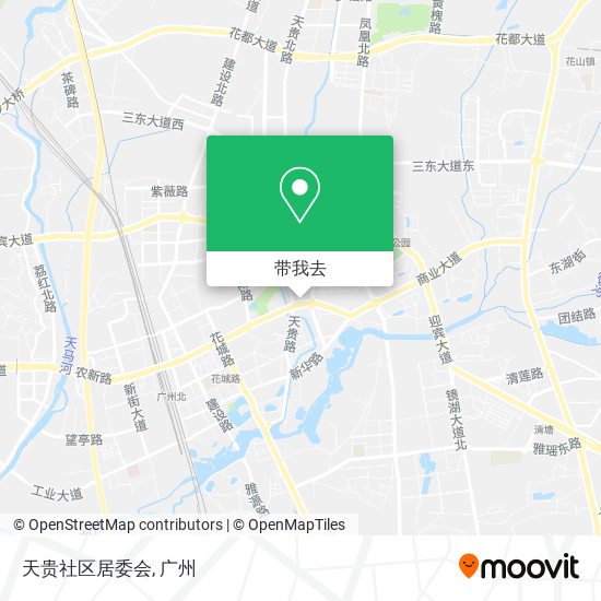 天贵社区居委会地图