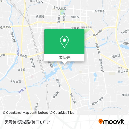 天贵路/滨湖路(路口)地图