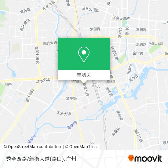 秀全西路/新街大道(路口)地图