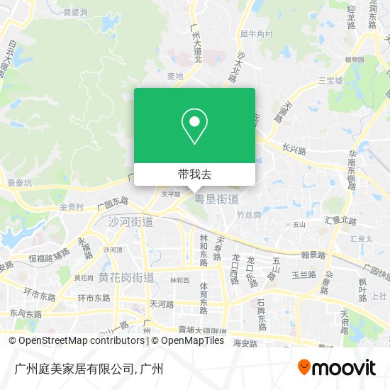 广州庭美家居有限公司地图