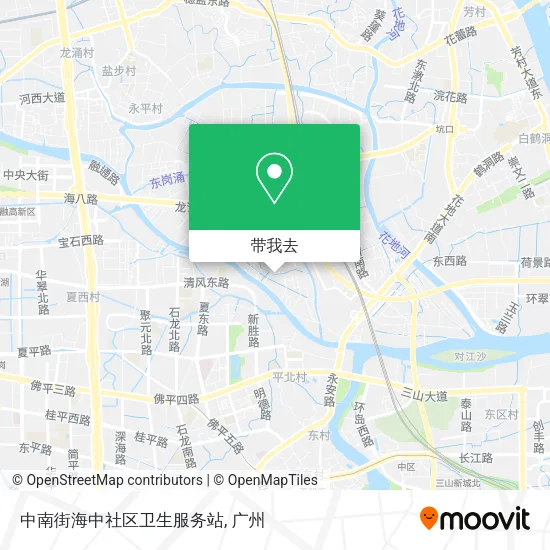 中南街海中社区卫生服务站地图