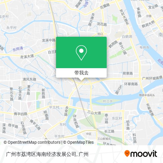 广州市荔湾区海南经济发展公司地图