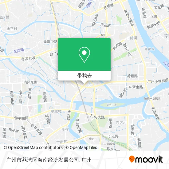 广州市荔湾区海南经济发展公司地图