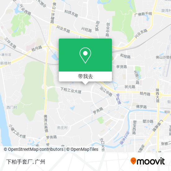下柏手套厂地图
