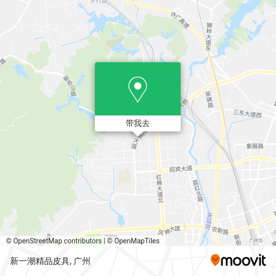 新一潮精品皮具地图