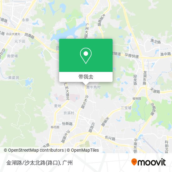 金湖路/沙太北路(路口)地图