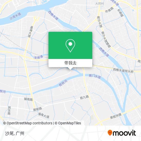 沙尾地图