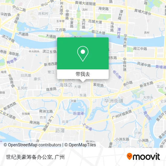 世纪美豪筹备办公室地图