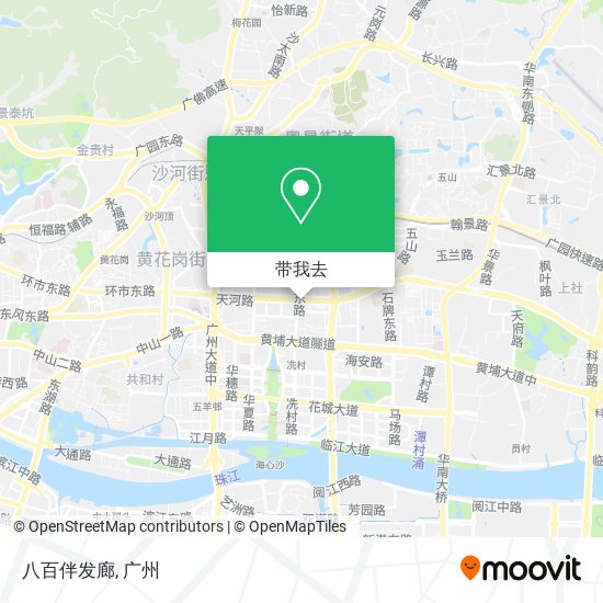 八百伴发廊地图