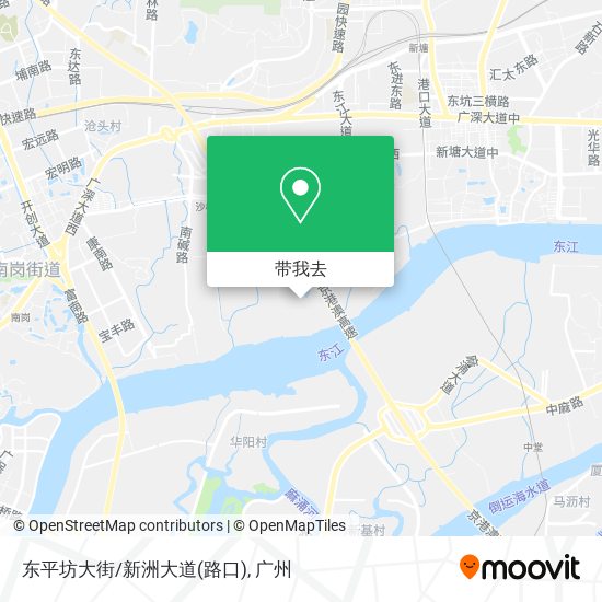 东平坊大街/新洲大道(路口)地图
