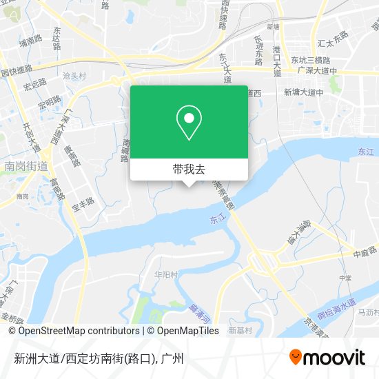 新洲大道/西定坊南街(路口)地图