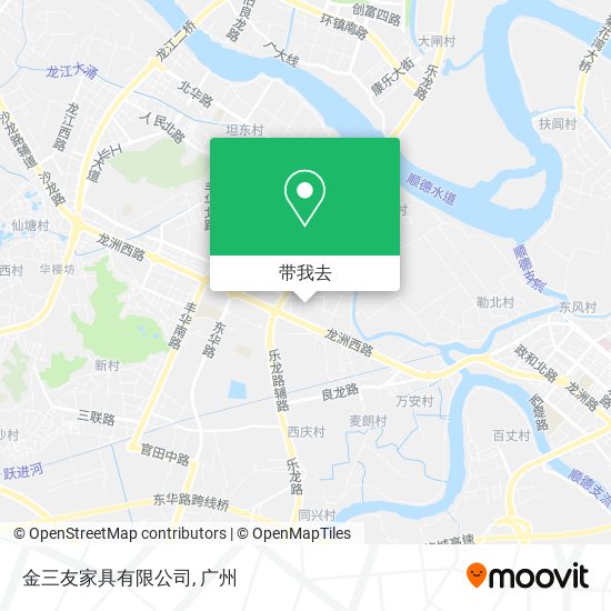 金三友家具有限公司地图
