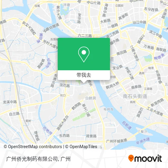 广州侨光制药有限公司地图