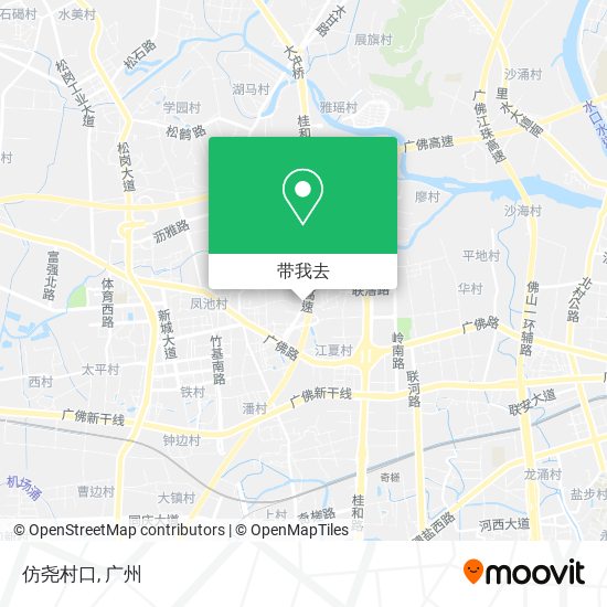 仿尧村口地图