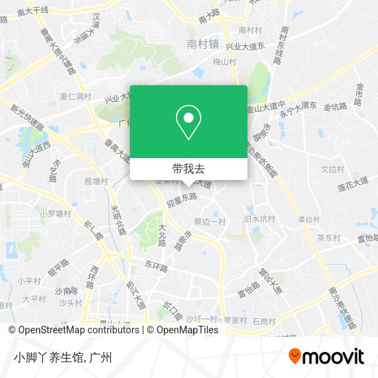 小脚丫养生馆地图