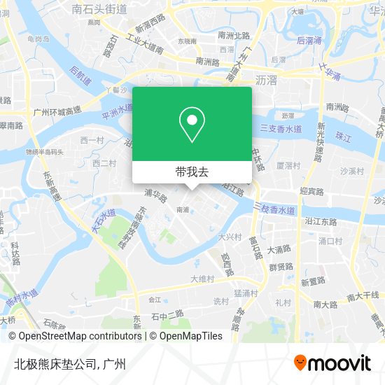 北极熊床垫公司地图