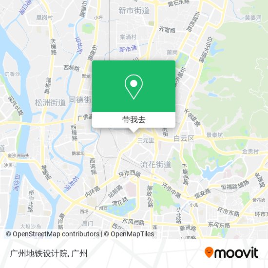 广州地铁设计院地图