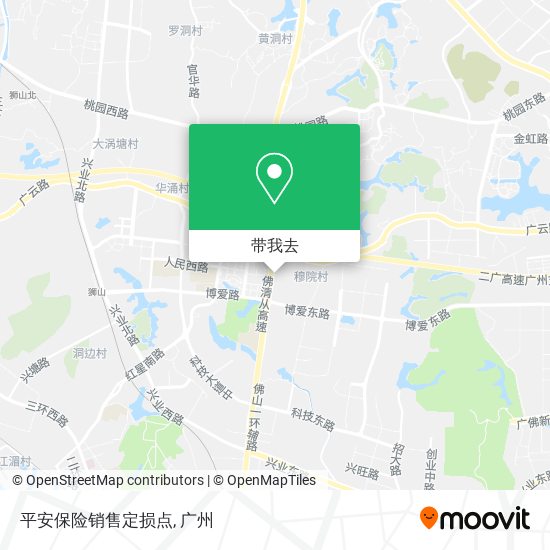 平安保险销售定损点地图