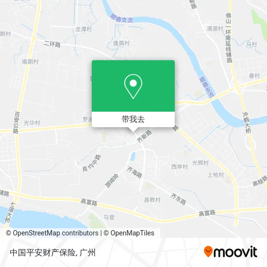 中国平安财产保险地图