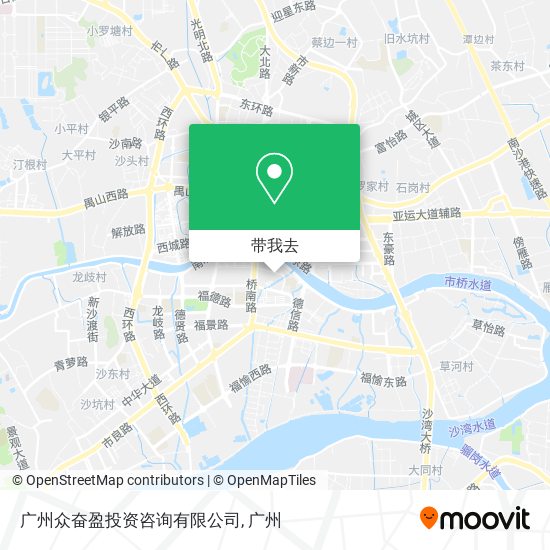 广州众奋盈投资咨询有限公司地图