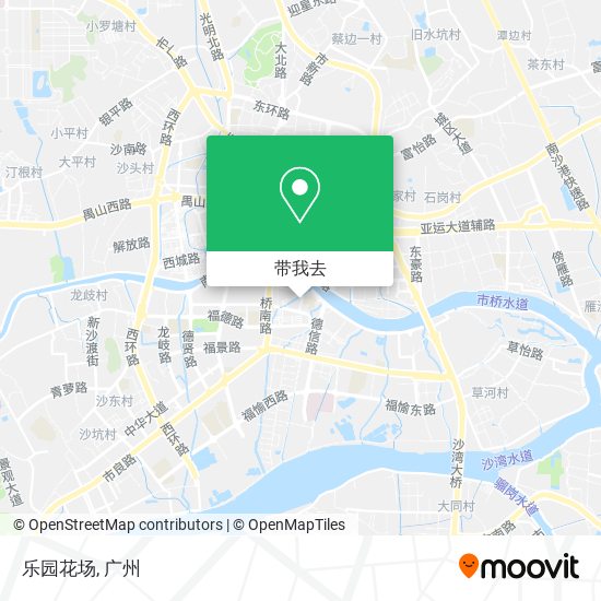 乐园花场地图