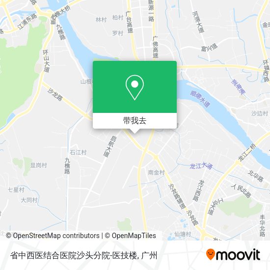 省中西医结合医院沙头分院-医技楼地图