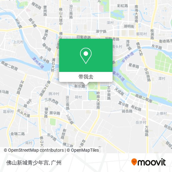 佛山新城青少年宫地图