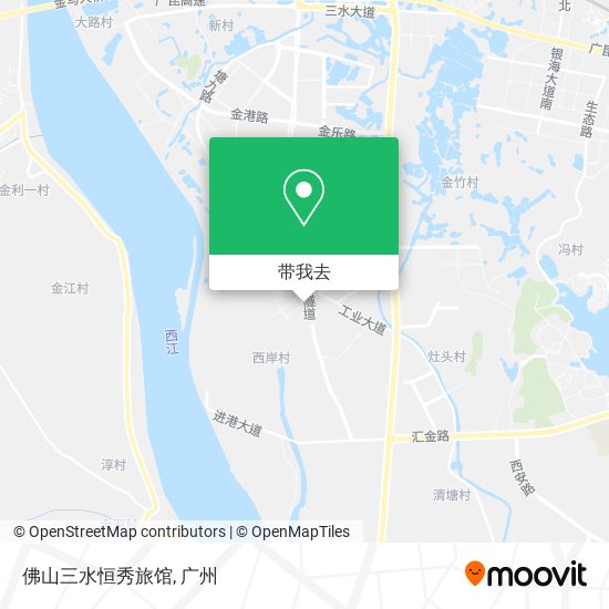 佛山三水恒秀旅馆地图